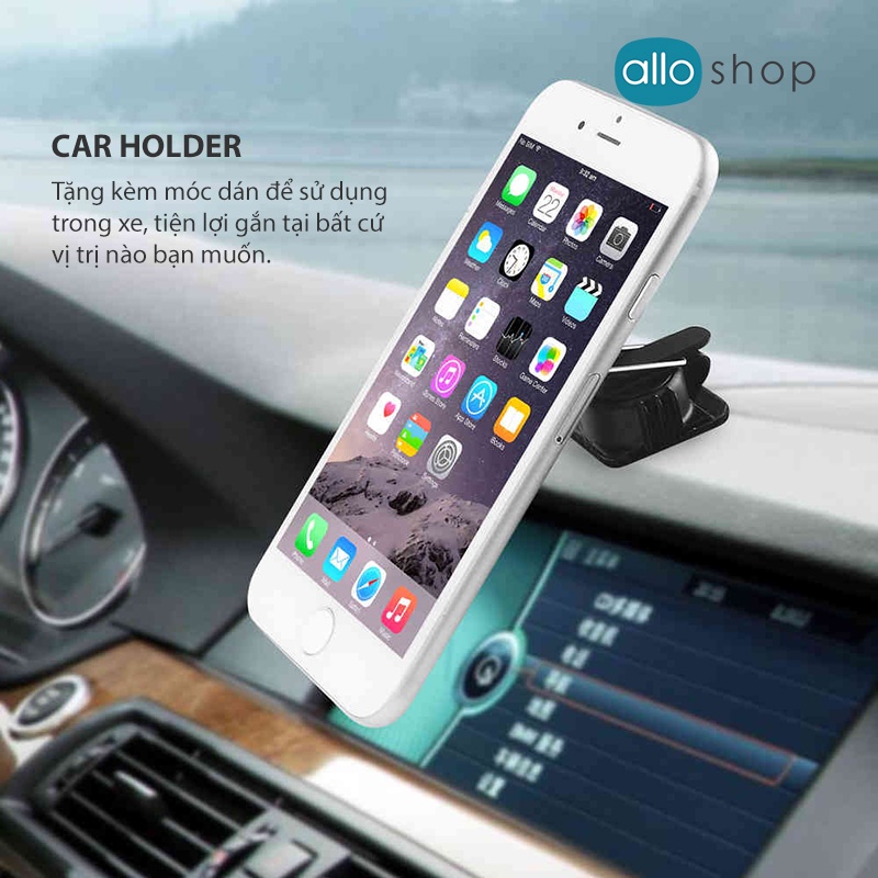 Chân Đế Điện Thoại MOMODIZ Smart Grip, Kê Đỡ iPhone Stand Grip & Car Holding, Giá Đỡ SmartPhone Gắn Xe Hơi