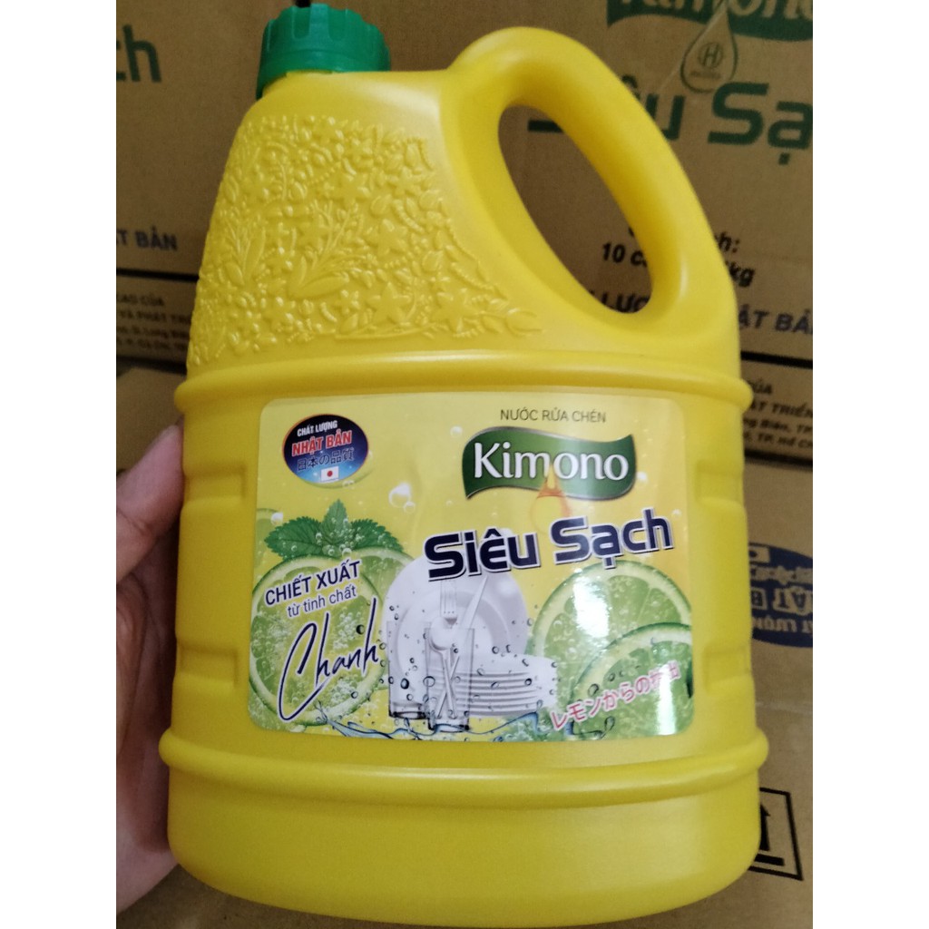 Nước Rửa Chén Bát KIMONO Công Nghệ Nhật Bản 1500ml-Siêu Sạch