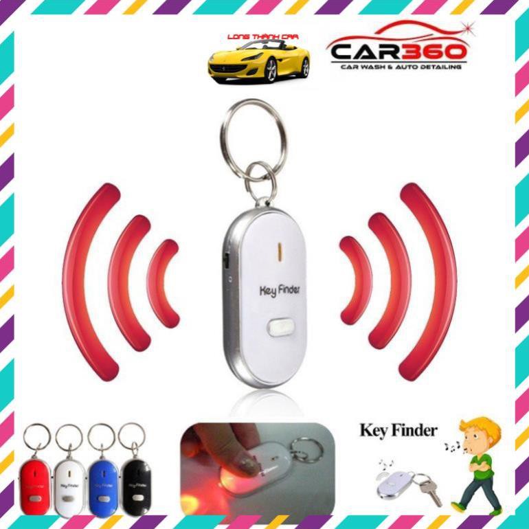 ⚡️KEY FINDER⚡️ Móc Chìa Khóa Huýt Sáo Gắn Thiết Bị Định Vị GPS Có Đèn Nhấp Nháy Chất Lượng Cao