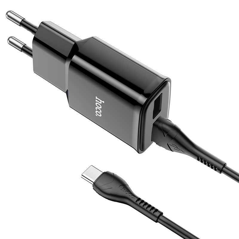 Bộ sạc Hoco C88A 2 cổng USB kèm cáp TypeC / LN tùy chọn (Màu Random) - Nhất Tín Computer