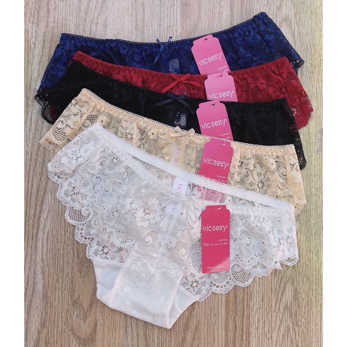 Quần lót Ren hoa Mai vicsexy Mềm mịn , Quần chip Nữ Ren đẹp