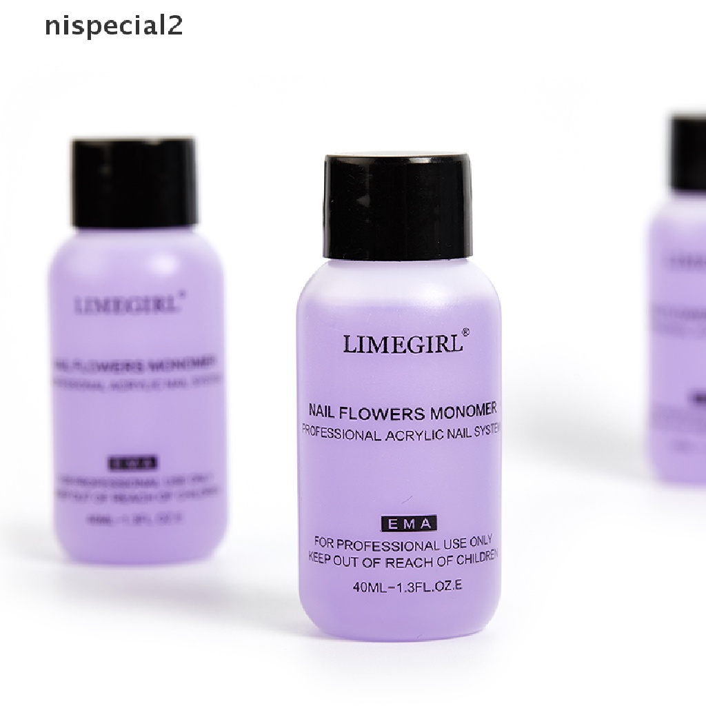 [nispecial2] 40ml Acrylic Manicure Crystal Carving Fluid Liquid Nail Extension Carving Decor [new]