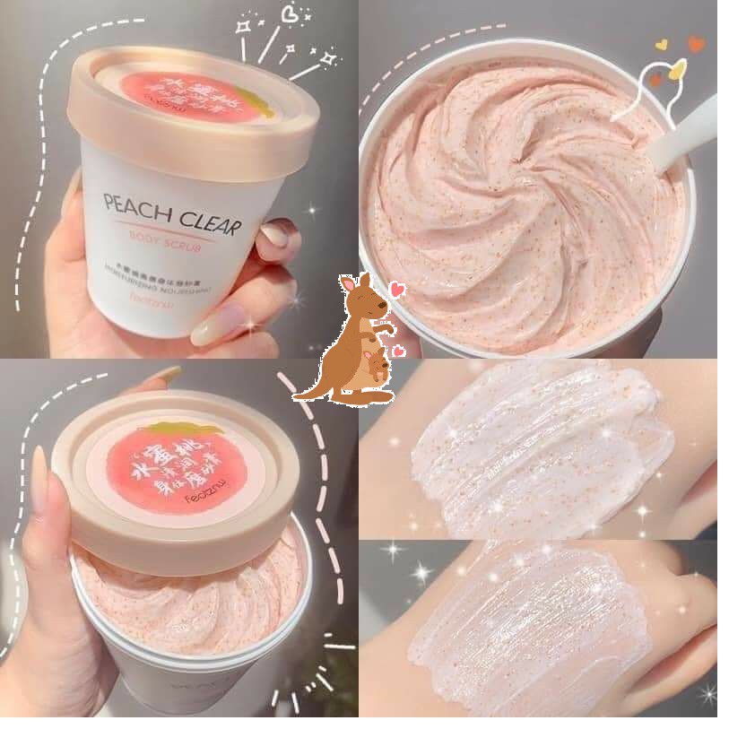 (Sỉ Siêu rẻ) Tẩy Da Chết toàn thân Heyxi Đào 200g, Heyxi Peach Clear Body Crub siêu thích TDC | WebRaoVat - webraovat.net.vn