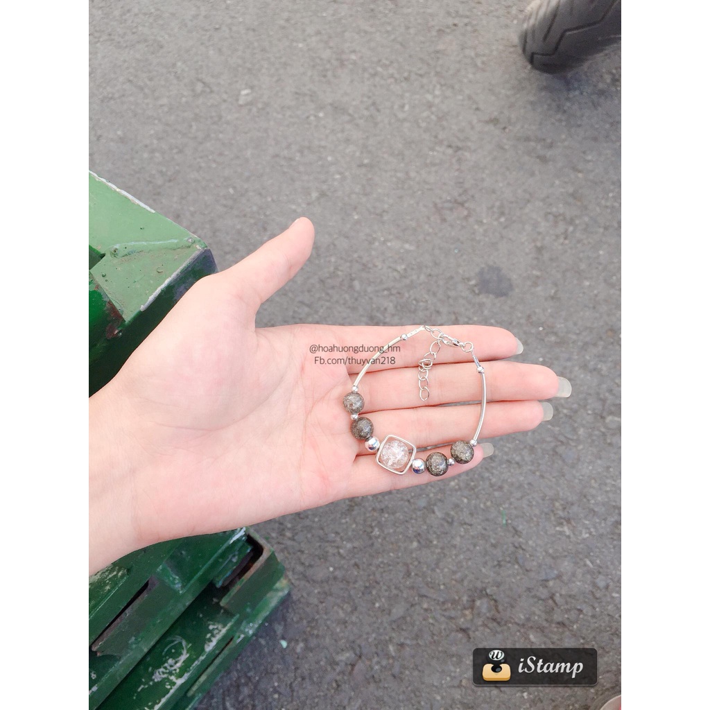 Vòng tay đôi mặt kim loại