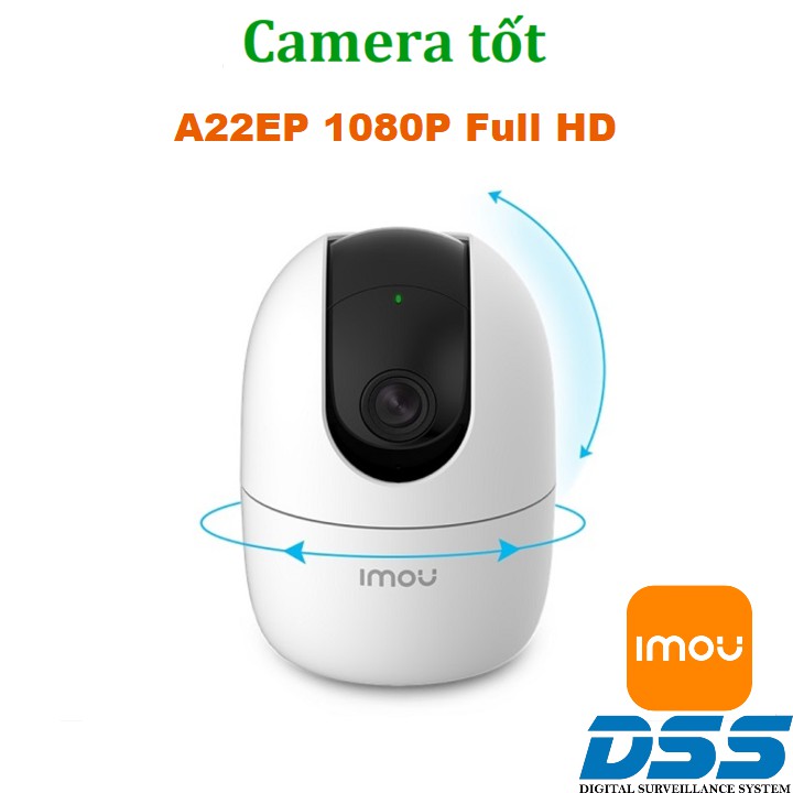 Camera 1080p imou Ranger A22EP Kết nối WiFi- Có cổng Lan