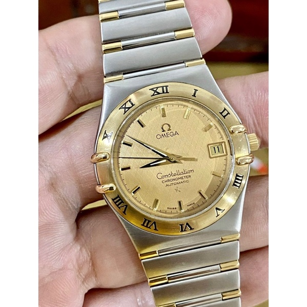 Đồng hồ nam Omega Constellation demi size mặt 35.5mm