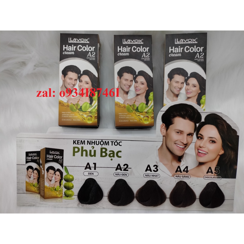 Nhuộm phủ bạc tinh dầu dưỡng tóc olive B5