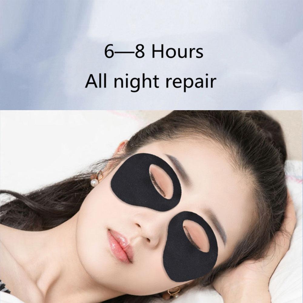 Mặt Nạ Mắt Collagen Resveratrol Màu Đen Chống Lão Hóa Cải Thiện Quầng Thâm Và Làm Sáng Da