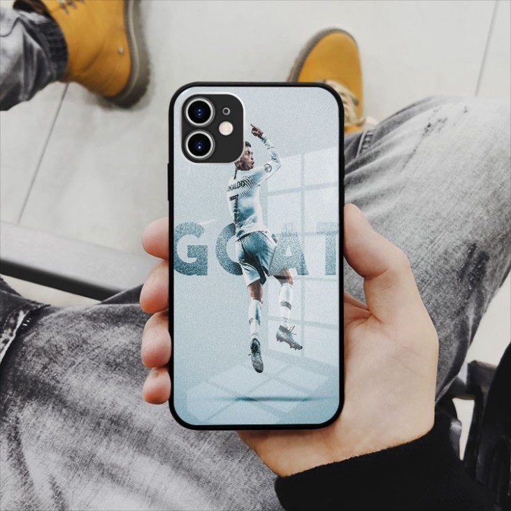 Ốp kính cường lực CR7 C.Ronaldo siêu nhân Đang Hot cho tất cả các đời Iphone năm 2021 OK-FOO2001068