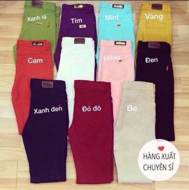 Quần legging chất liệu kaki mịn