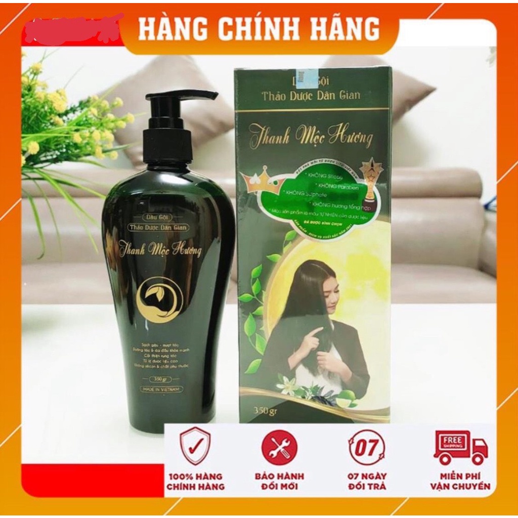 [CHÍNH HÃNG ] Dầu Gội Thảo Dược Thanh Mộc Hương 350 ml