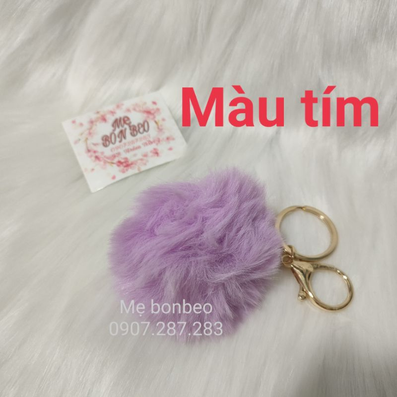 Móc khóa cục bông siêu cute (1 cái)