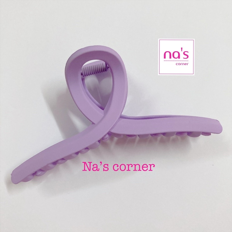 Kẹp càng cua gấp tóc nhựa nhiều màu size lớn