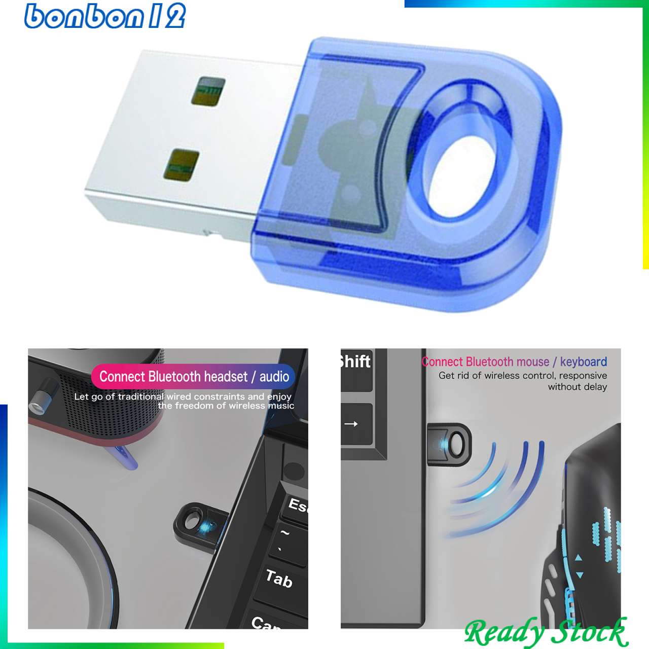 Usb Bluetooth 5.0 Dongle Cho Windows 7 8 10 Pc Laptop | BigBuy360 - bigbuy360.vn
