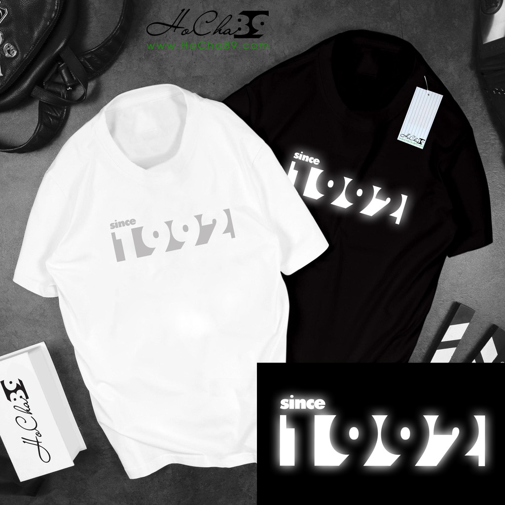 Áo Thun NĂM SINH 1992 Phản Quang Cao Cấp - Vải Cotton 4c Siêu Mềm Mịn