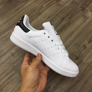 (Video cận cảnh) Giày thể thao sneaker stan smith gót đen