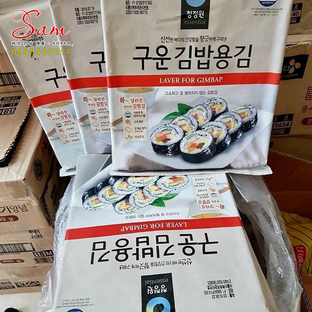 Lá kim cuộn Kimbap 20 lá Deasang