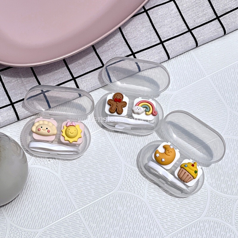 Khay Dụng Cụ Lens Hộp Đựng Kính Áp Tròng Nhiều Hình Dễ Thương