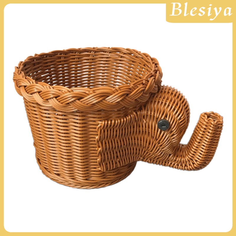 [Bresiya] Khay Đựng Trái Cây / Thức Ăn Vặt Đan Mây Hình Dáng Dễ Thương