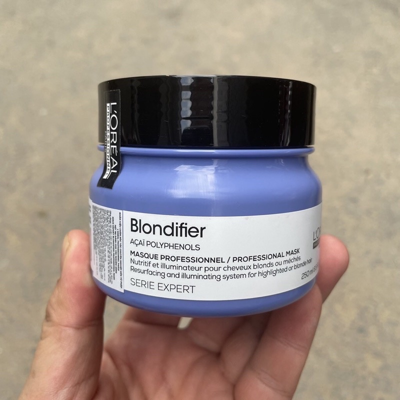 Dầu hấp chăm sóc tóc tẩy nhuộm L’Oréal Professional Mask Blondifier 500ml