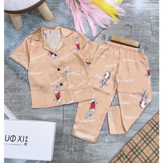 bộ pijama lụa mango sz 22-33kg