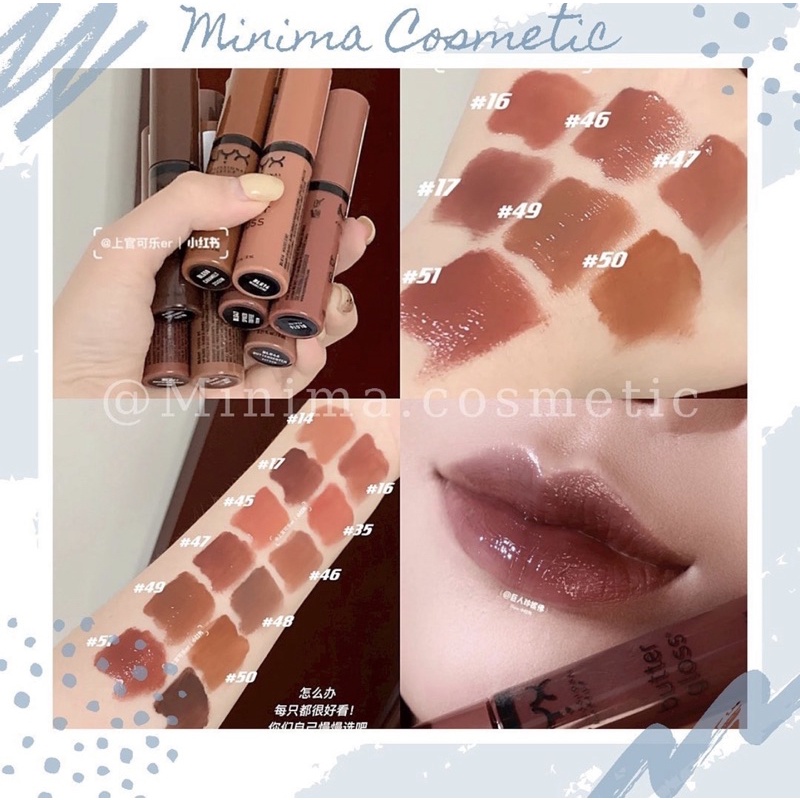 [CÓ SẴN] SON BÓNG NYX PROFESSIONAL BUTTER GLOSS