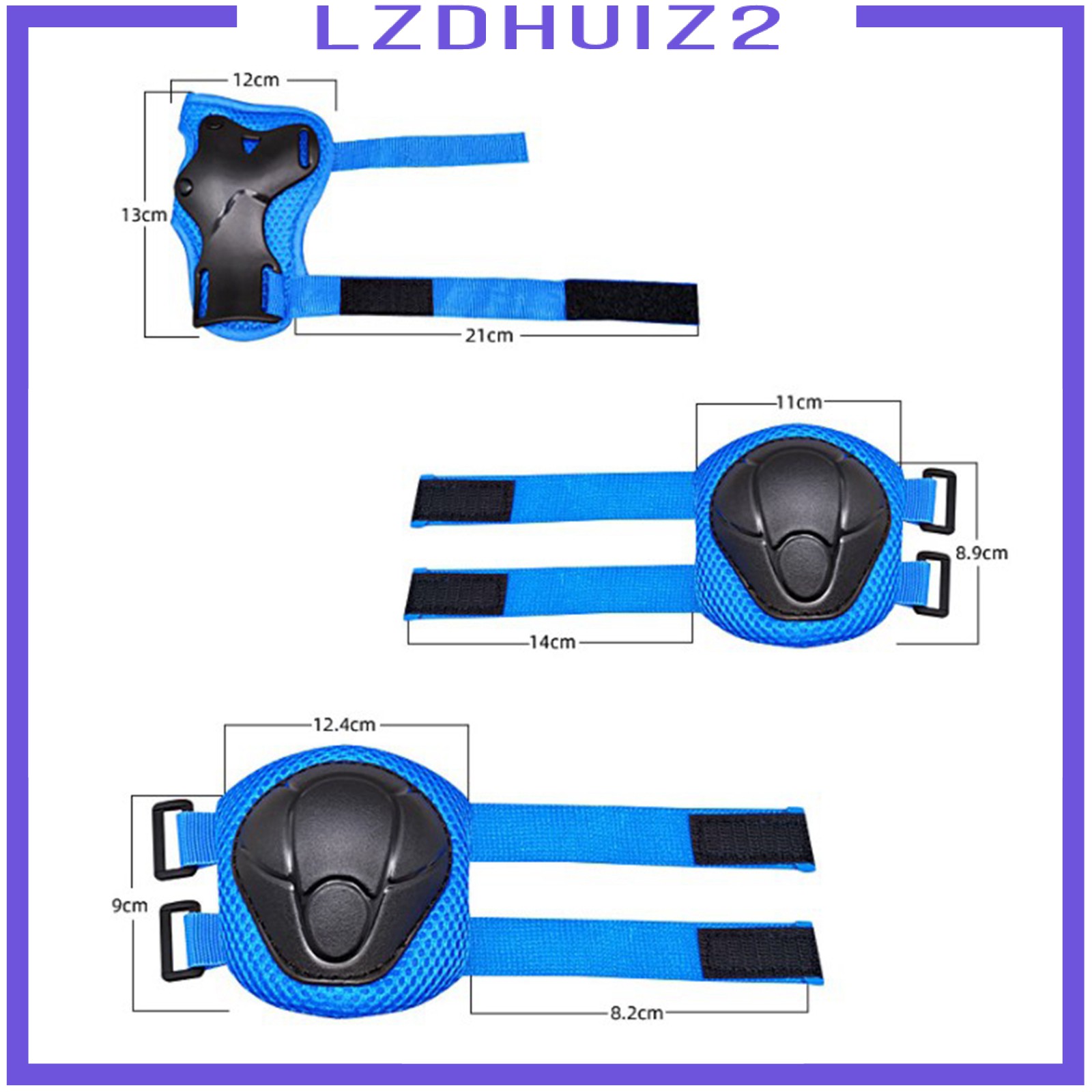 BMX Đệm Bảo Vệ Đầu Gối Và Khuỷu Tay Khi Trượt Ván