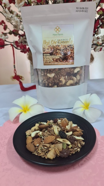 500gr Granol siêu hạt sấy mật ong( mật ong trà xanh, mật ong socola, mật ong nguyên vị- sấy tại xưởng Havi Farm) | BigBuy360 - bigbuy360.vn