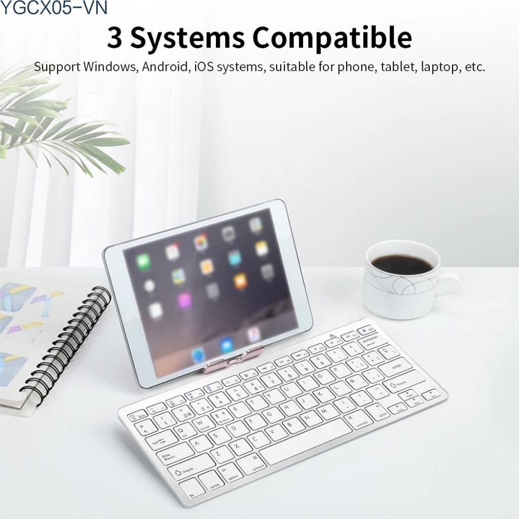 Bàn Phím Không Dây 78 Phím Bt 3.0 Siêu Mỏng Hỗ Trợ Windows / Ios / Android Điện Thoại | BigBuy360 - bigbuy360.vn