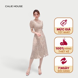 Váy xẻ tà basic thời trang nữ Calie House V222