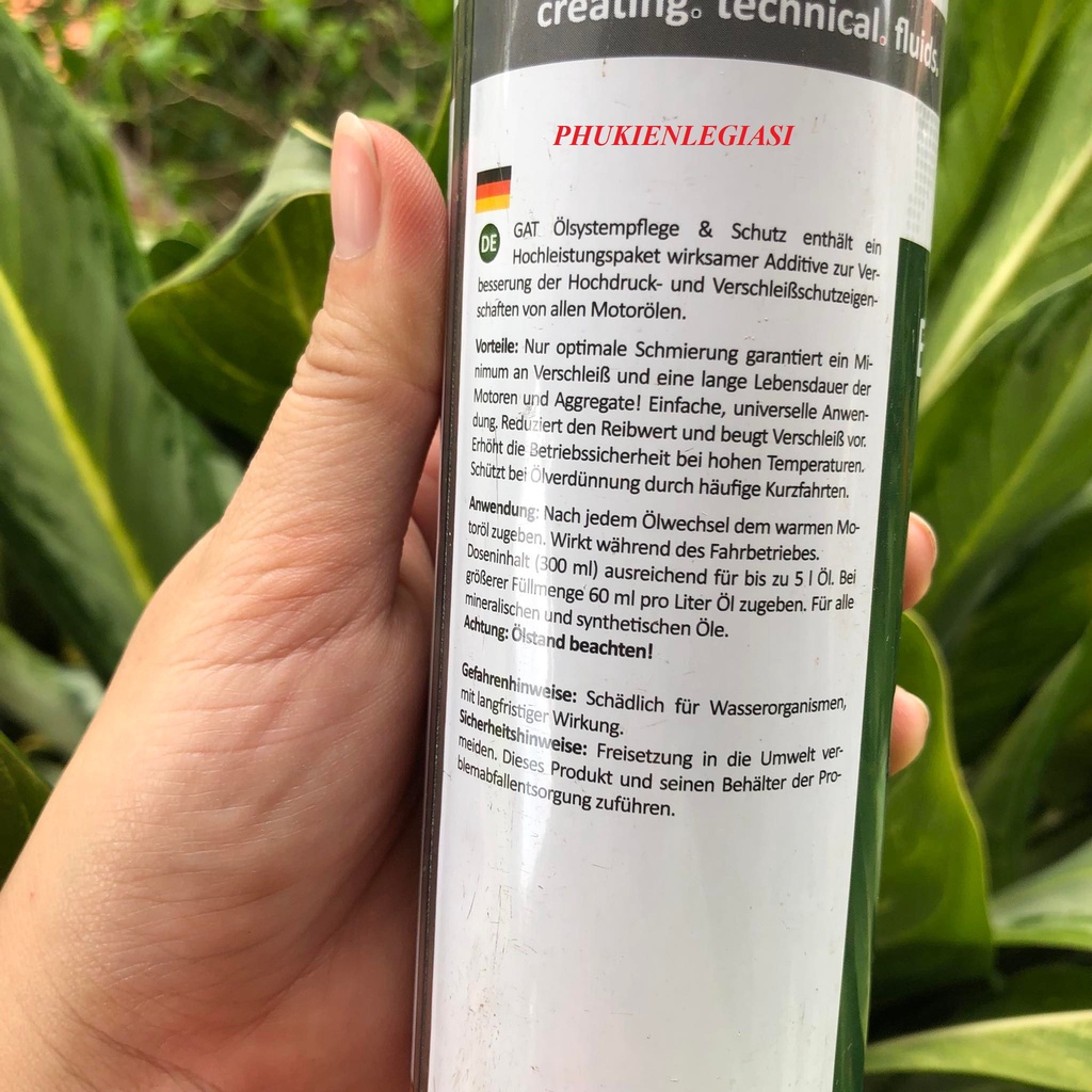 Phụ Gia Nhớt Ô TÔ GAT Hàng nhập khẩu Đức Mitsubishi Grandis