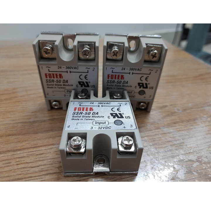 Relay bán dẫn Fotek SSR 25DA / 40DA / 50DA / 60DA/ 100DA Rơ le bán dẫn Fotek