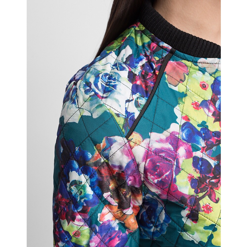 Áo khoác bomber hoa