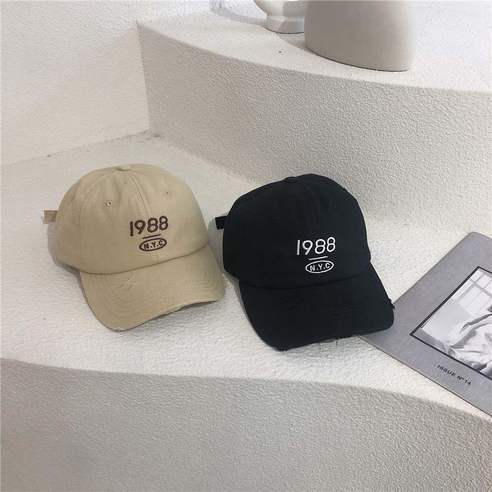 PRESTON Mũ Lưỡi Trai Thêu Chữ Đơn Giản Thời Trang