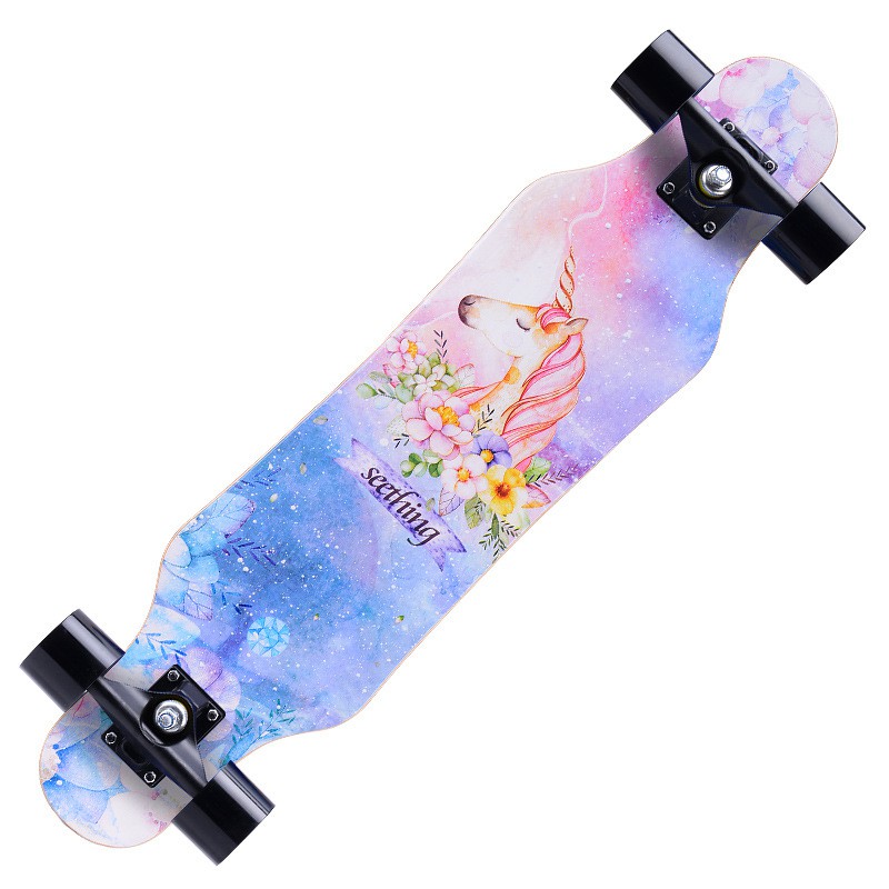 [HÀNG ĐẸP] Ván Trượt Skateboard Cao Cấp , Ván Trượt Mặt Nhám Bánh Cao Su Cỡ Lớn (Đạt Chuẩn Thi Đấu), Gỗ Phong Ép 8 Lớp