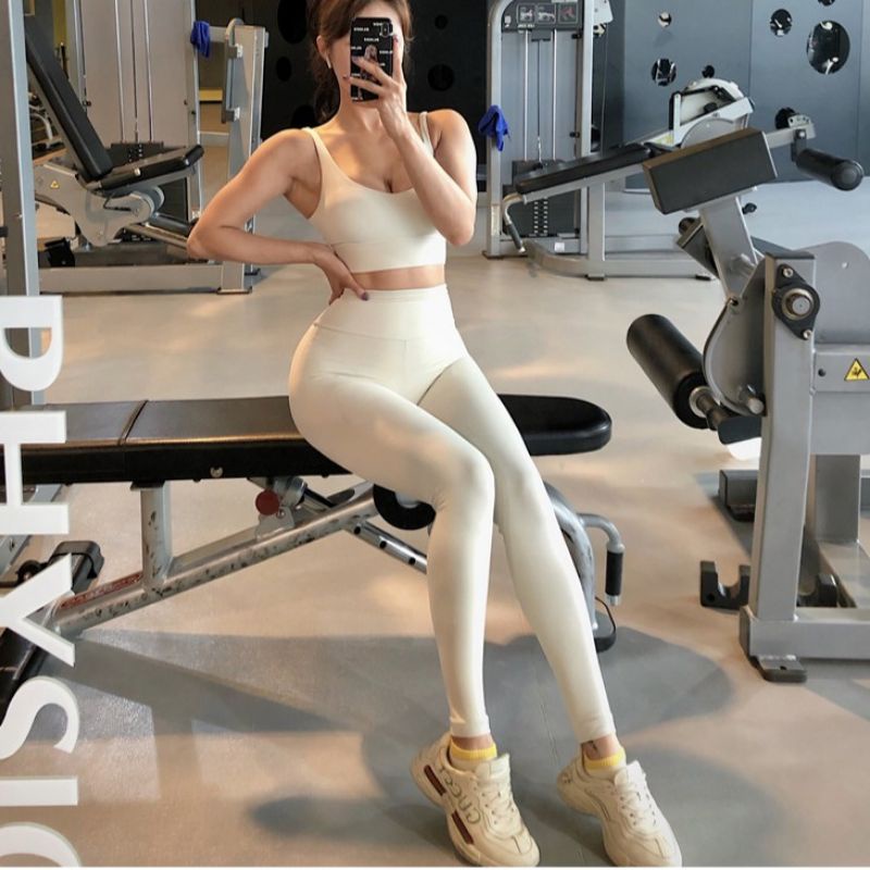 QUẦN TẬP GYM YOGA CHUN MÔNG CAO CẤP CHẤT SIÊU MỊN