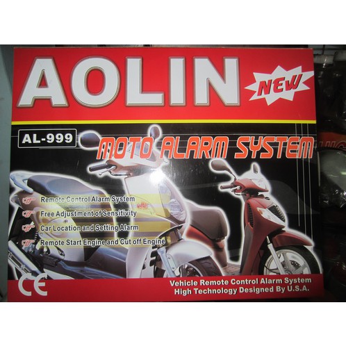 Khóa Chống Trộm Chống Cướp Xe Máy Aolin, Thiết Bị Báo Động Chống Trộm Aolin Đủ Chức Năng