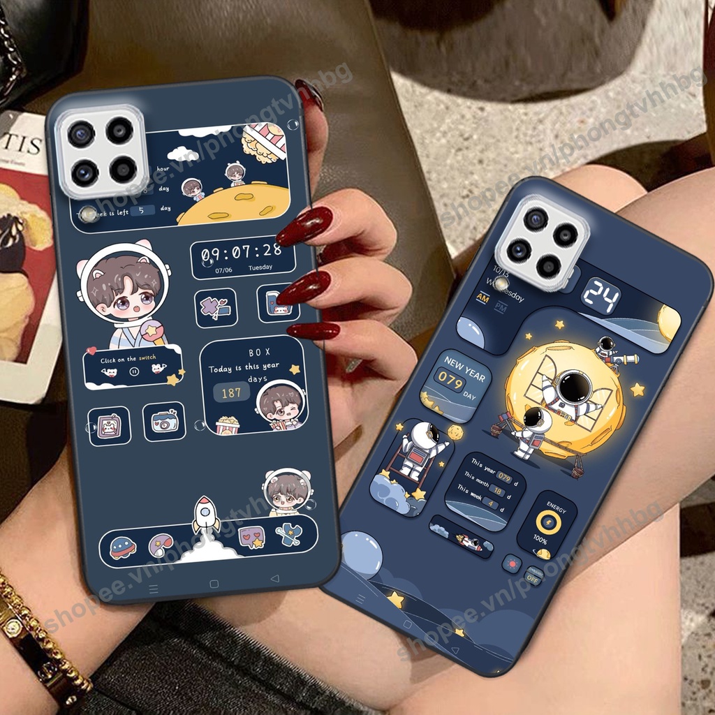 Ốp lưng Samsung M32 / M62 phi hành gia hoạt hình 3D cute giá rẻ