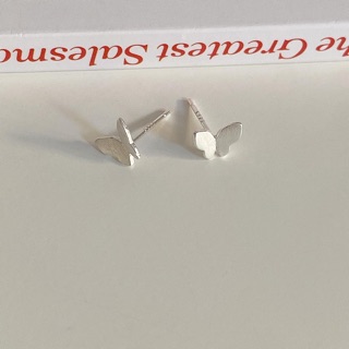 [silver925] Đôi Khuyên Tai 🦋 Xinh Xắn