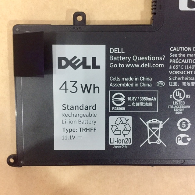 (BATTERY) PIN LAPTOP DELL 5547 (ZIN) - 3 CELL - Inspiron 14-5447, 15-5545, 15-5547, 15-5548