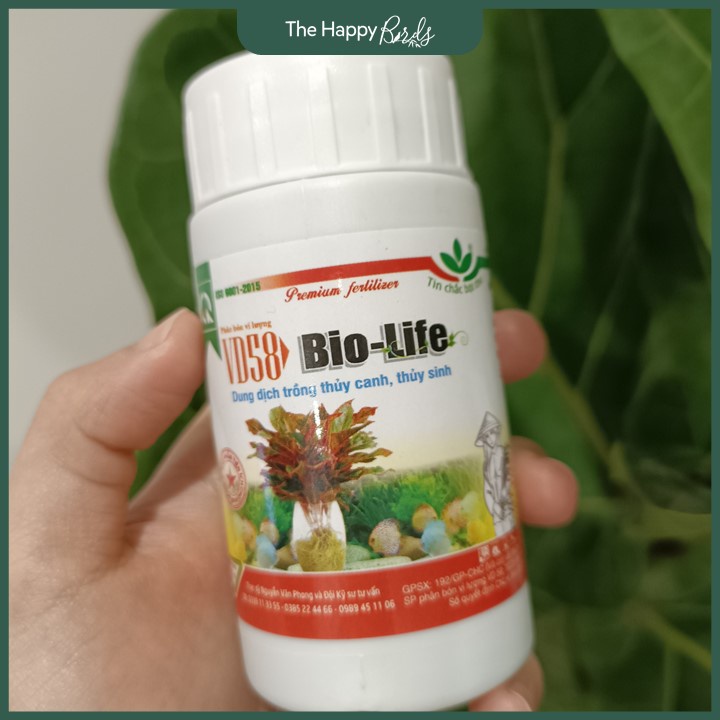 Dung dịch Dinh dưỡng cho cây thủy sinh thủy canh cây trồng ngập nước Bio-Life 100ml