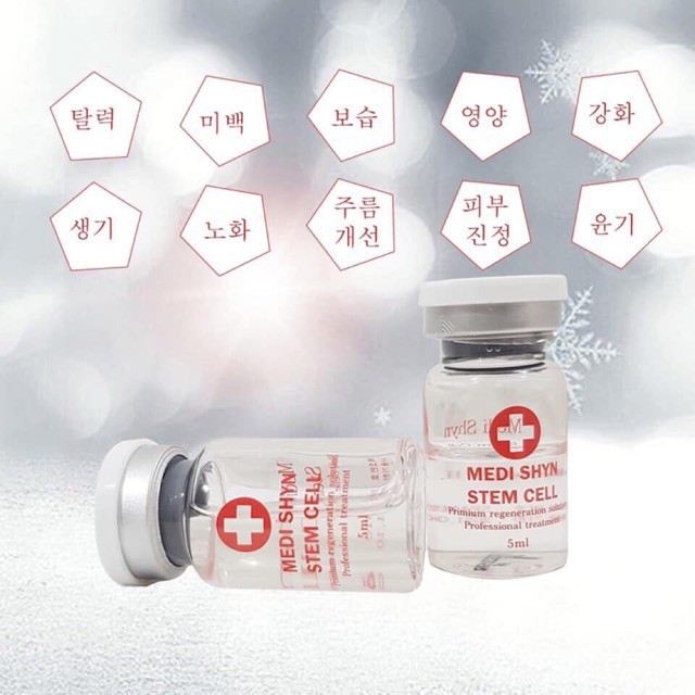 Siêu tế bào gốc phục hồi, dưỡng trắng và trẻ hoá làn da Medi Shyn Stem Cell Derma Aesthetic Ampoule
