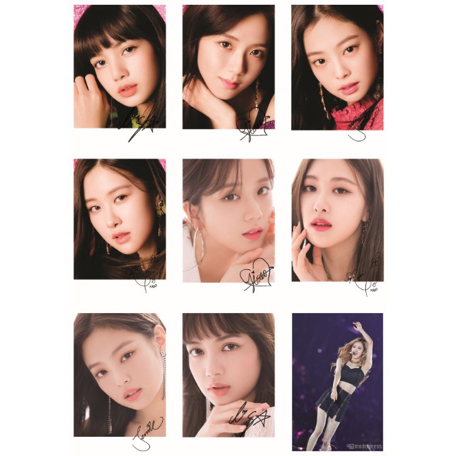 Lomo card ảnh nhóm BLACKPINK update Twitter 3 full 54 ảnh