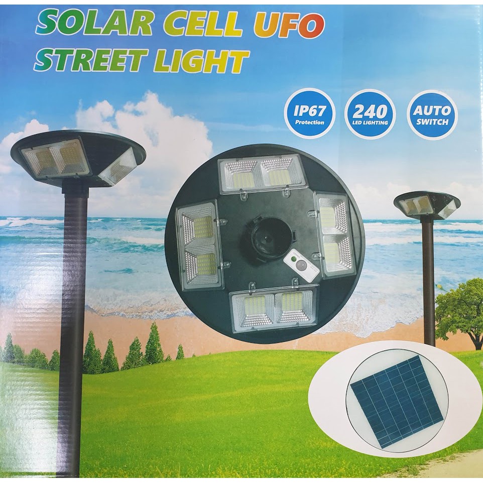 ĐÈN LED SÂN VƯỜN NĂNG LƯỢNG MẶT TRỜI 90W và 120W SOLAR LIGHT PIN 18Ah, 24Ah