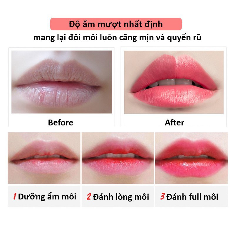 Son thỏi lì IMAGES mềm mượt lâu trôi 4 Tone màu quyến rũ , son bút chì siêu mịn MD-S24 | BigBuy360 - bigbuy360.vn