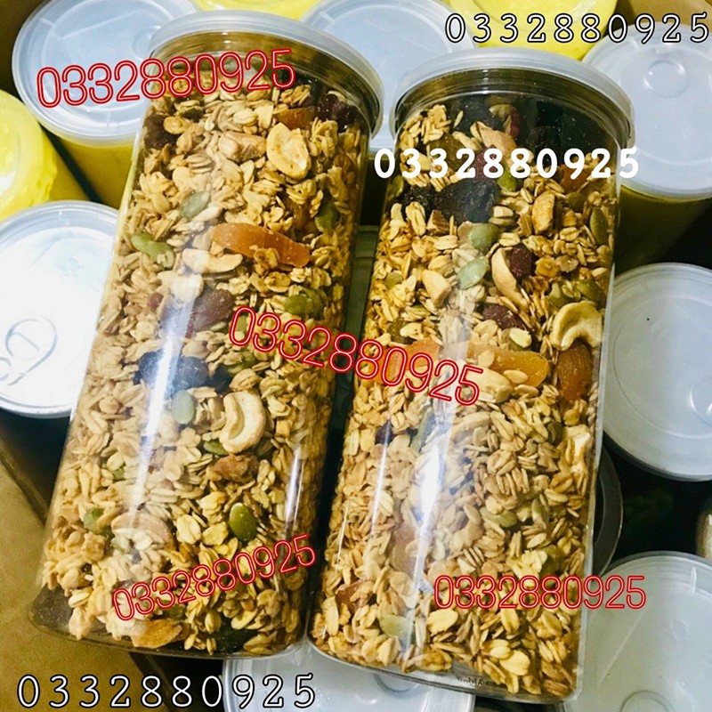 Granola Ngũ Cốc Hạt Mix Không Đường Sấy Khô Tự Nhiên