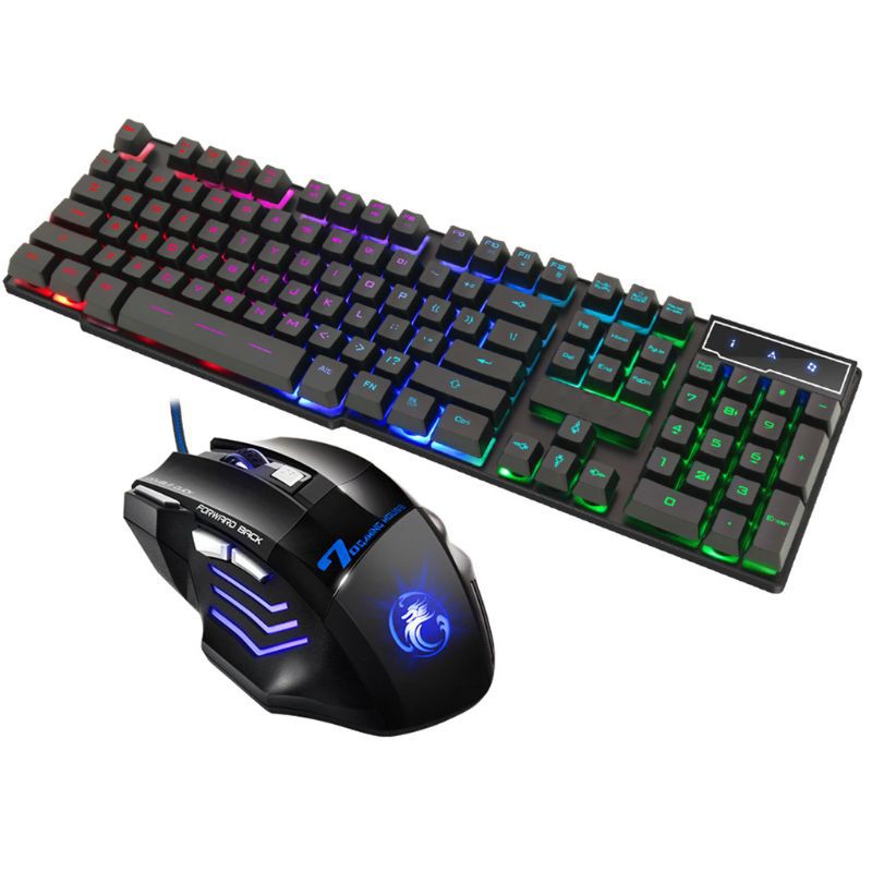 Set Bàn Phím Và Chuột 104 Phím Có Đèn Nền Dùng Để Chơi Game | BigBuy360 - bigbuy360.vn