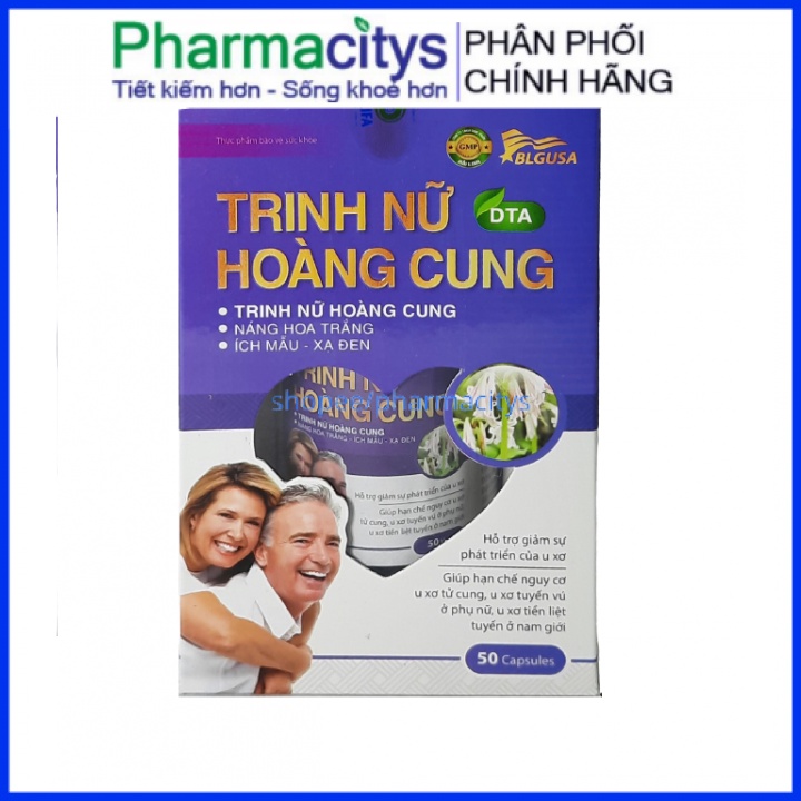 Viên uống Trinh Nữ Hoàng Cung tím hộp 50 viên