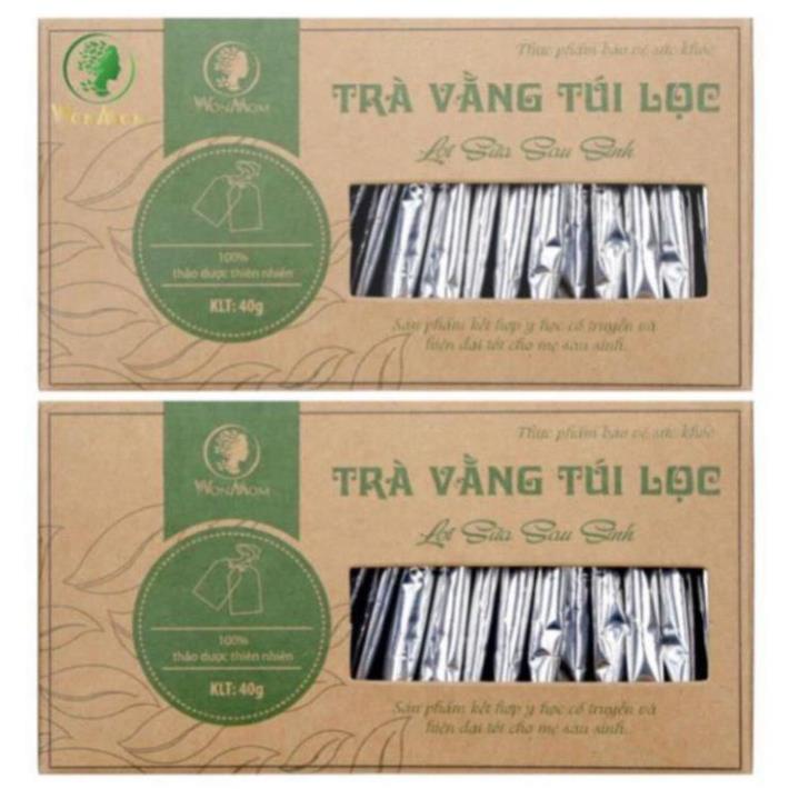 Combo 2 hộp Trà vằng túi lọc Wonmom 40g