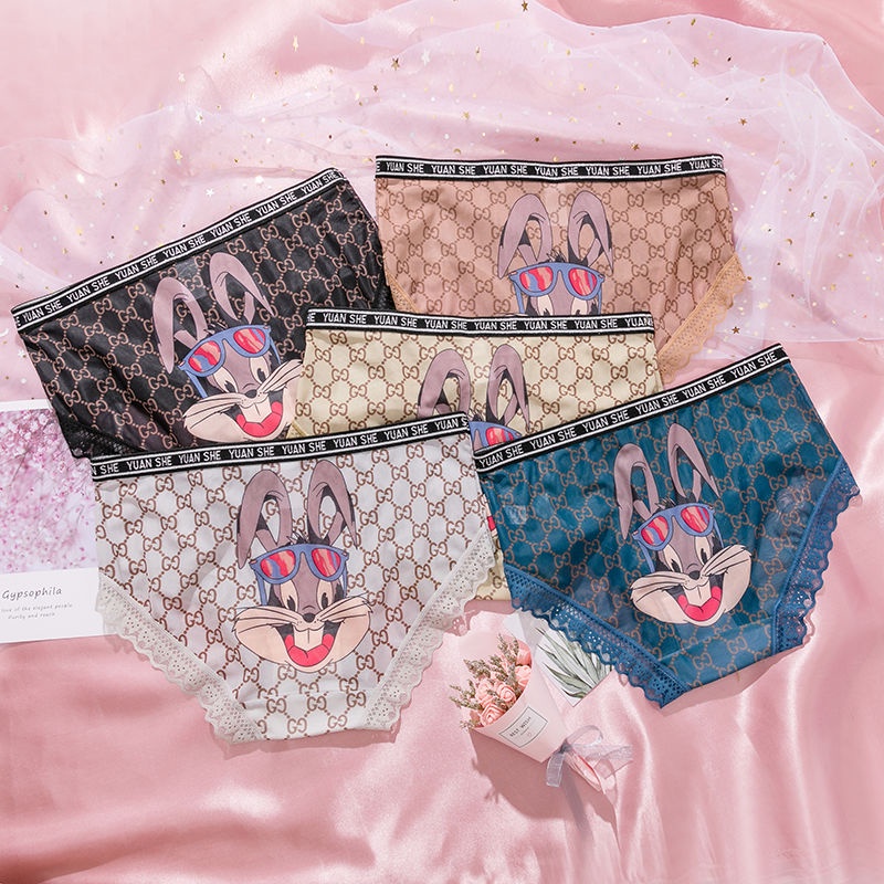 Quần Lót cotton Phối Lưới Họa Tiết Thỏ Bugs sinsqykg006.my21.6.24 Cho Nữ | BigBuy360 - bigbuy360.vn